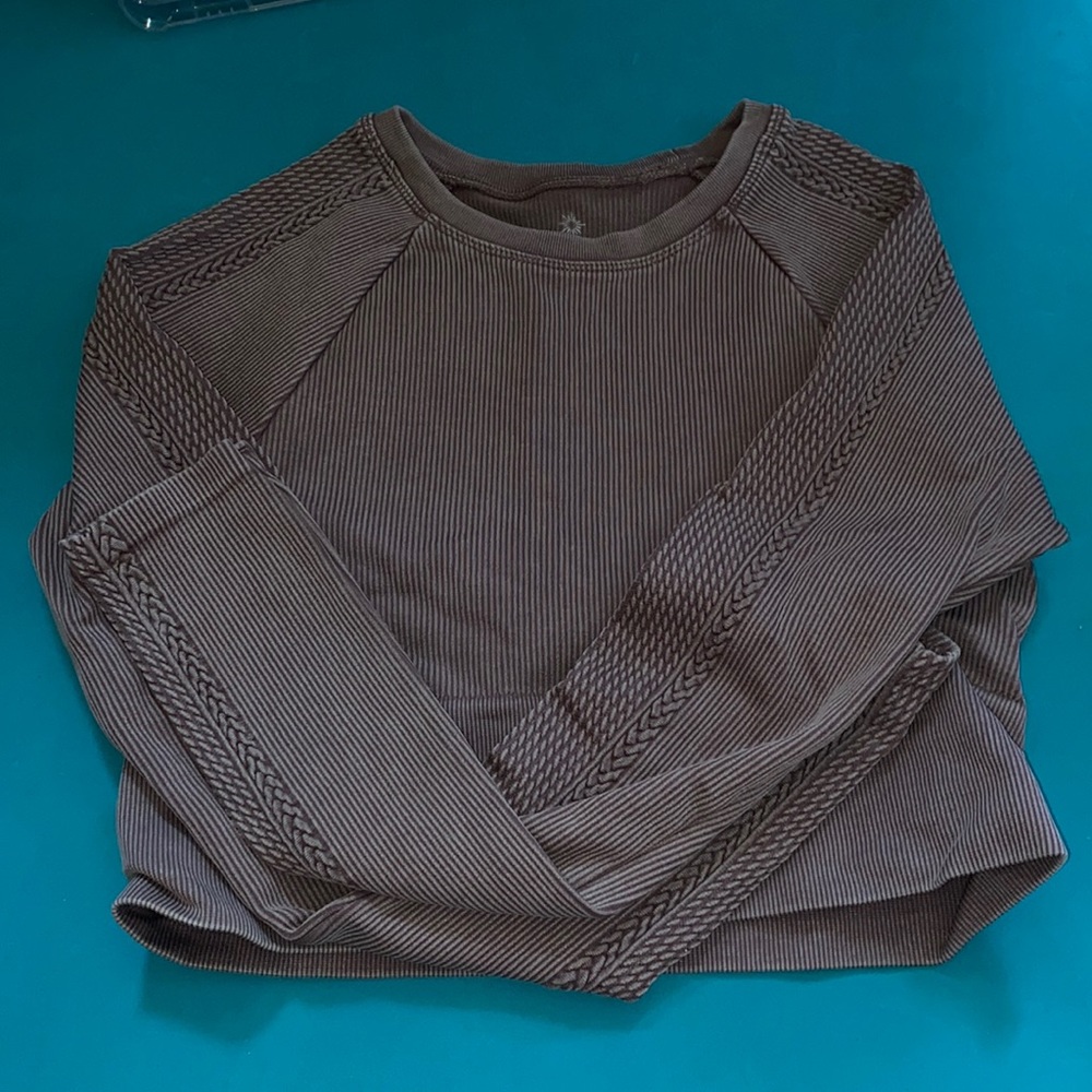 offline by aerie cropped long sleeve